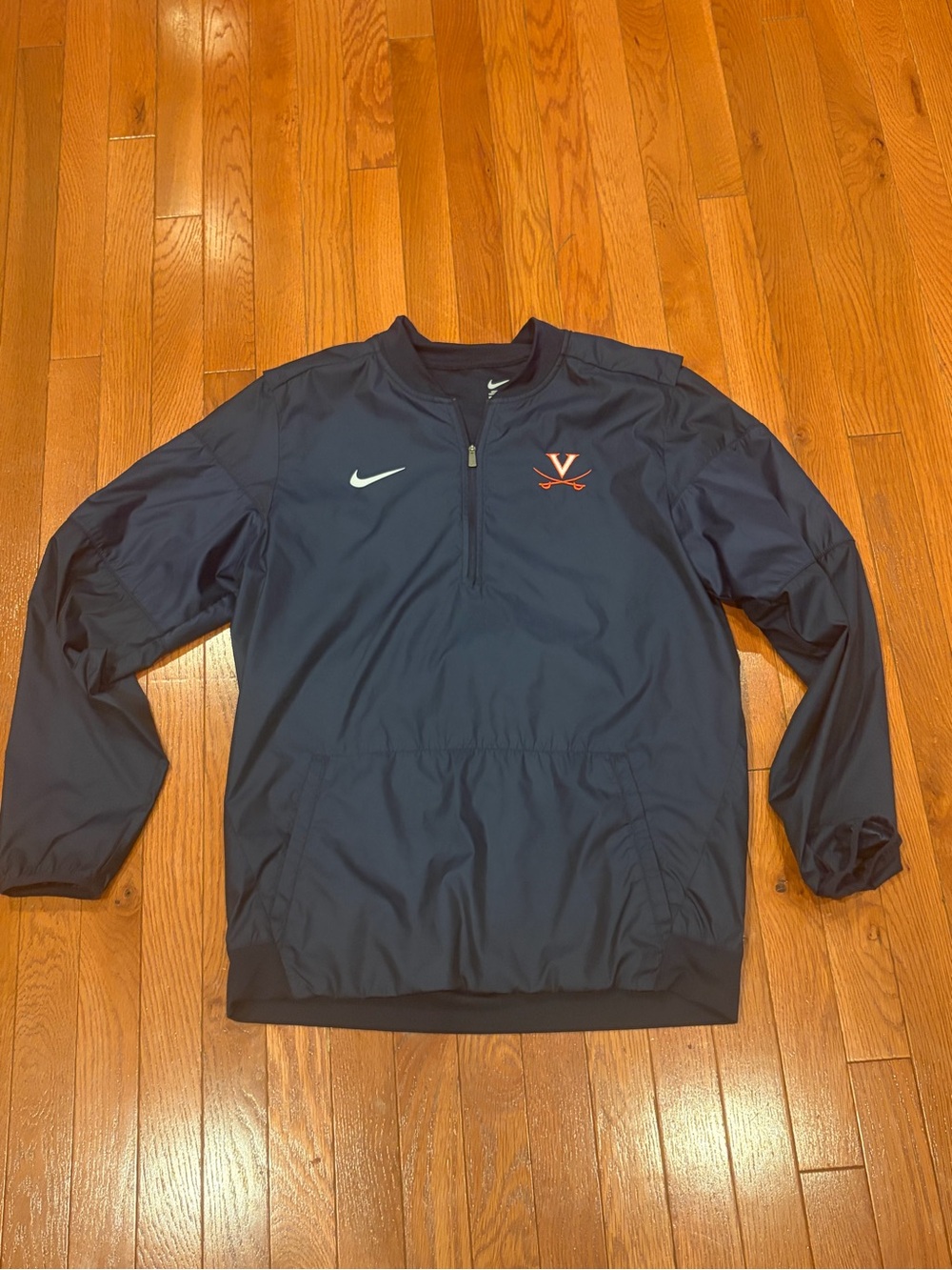 Nike Men’s Navy Virginia Cavaliers Half-Zip Pullover Jacket